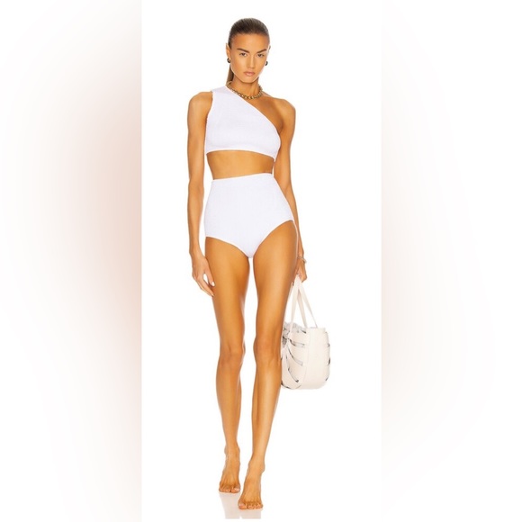 BOTTEGA VENETA Bathing Suit One Shoulder Bikini Swim Set - Picture 3 of 5
